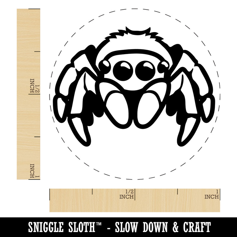 Cute Jumping Spider Self-Inking Rubber Stamp for Stamping Crafting Planners