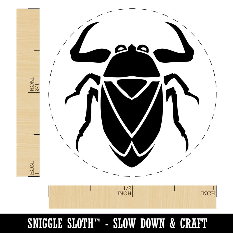 Giant Water Bug Aquatic Insect Self-Inking Rubber Stamp for Stamping Crafting Planners