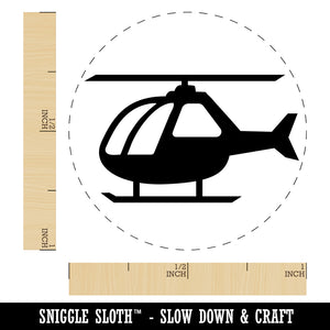 Helicopter Aircraft Chopper Self-Inking Rubber Stamp for Stamping Crafting Planners