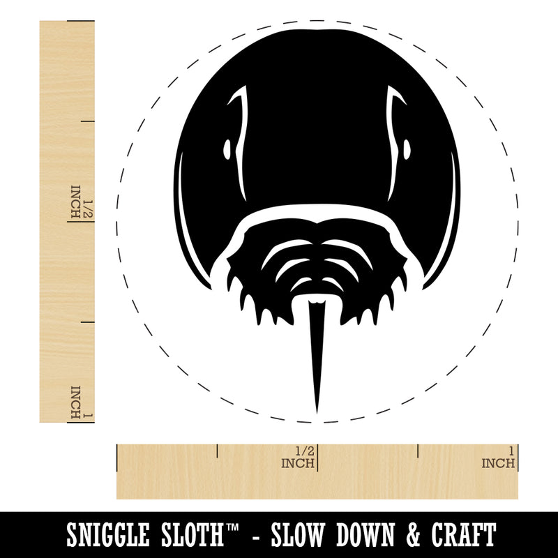 Horseshoe Crab Self-Inking Rubber Stamp for Stamping Crafting Planners