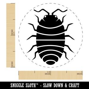 Isopod Pill Bug Woodlouse Self-Inking Rubber Stamp for Stamping Crafting Planners