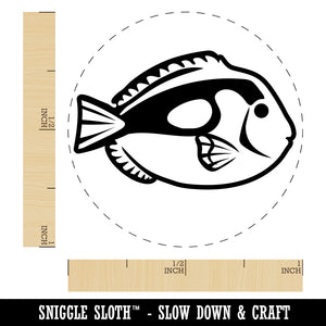 Regal Blue Tang Surgeonfish Fish Self-Inking Rubber Stamp for Stamping Crafting Planners