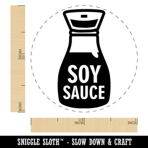 Soy Sauce Bottle Self-Inking Rubber Stamp for Stamping Crafting Planners