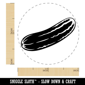 Vegetable Cucumber Self-Inking Rubber Stamp for Stamping Crafting Planners