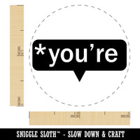 You're Grammar Correction Teacher School Self-Inking Rubber Stamp for Stamping Crafting Planners