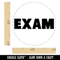 Exam Bold Text Test Teacher School Self-Inking Rubber Stamp for Stamping Crafting Planners