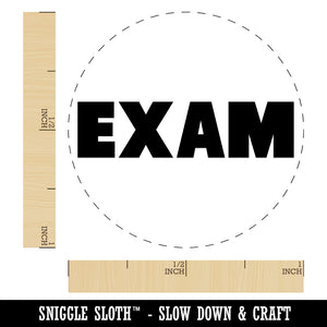 Exam Bold Text Test Teacher School Self-Inking Rubber Stamp for Stamping Crafting Planners