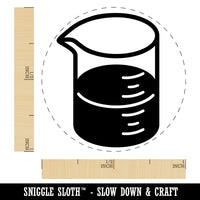 Glass Beaker Chemistry Science Self-Inking Rubber Stamp for Stamping Crafting Planners