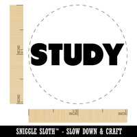 Study Bold Text Teacher School Self-Inking Rubber Stamp for Stamping Crafting Planners