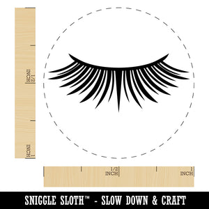 Cute Detailed Eyelashes Single Self-Inking Rubber Stamp for Stamping Crafting Planners