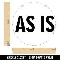 As Is label Self-Inking Rubber Stamp for Stamping Crafting Planners