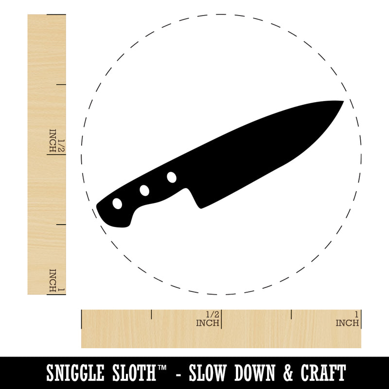 Chef Knife for Cooking Self-Inking Rubber Stamp for Stamping Crafting Planners