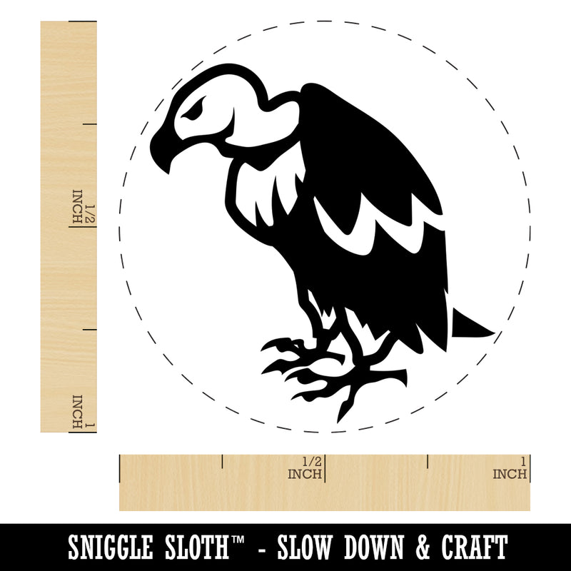 Condor Vulture Bird Self-Inking Rubber Stamp for Stamping Crafting Planners