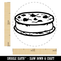 Cookie Ice Cream Sandwich Dessert Self-Inking Rubber Stamp for Stamping Crafting Planners