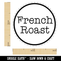 French Roast Coffee Label Self-Inking Rubber Stamp for Stamping Crafting Planners