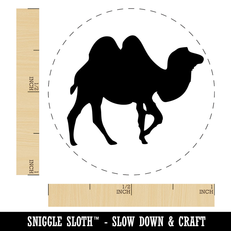 Camel Dromedary Silhouette Self-Inking Rubber Stamp for Stamping Crafting Planners