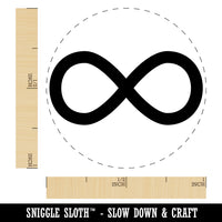 Infinity Symbol Solid Self-Inking Rubber Stamp for Stamping Crafting Planners