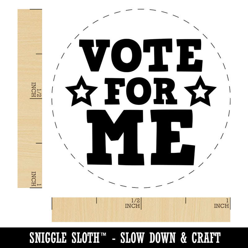 Vote For Me Voting Patriotic Funny Self-Inking Rubber Stamp for Stamping Crafting Planners