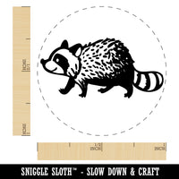 Cute Raccoon Walking Self-Inking Rubber Stamp for Stamping Crafting Planners