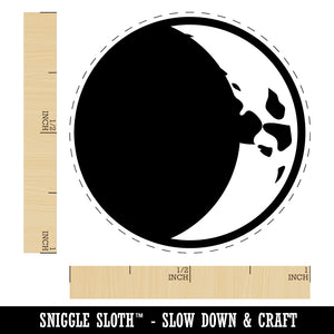 Waxing Crescent Moon Phase Self-Inking Rubber Stamp for Stamping Crafting Planners