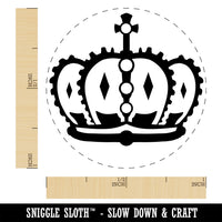 King Queen Royal Crown Self-Inking Rubber Stamp Ink Stamper for Stamping Crafting Planners