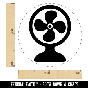 Stay Cool Fan Self-Inking Rubber Stamp for Stamping Crafting Planners