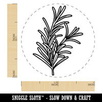 Rosemary Herb Plant Self-Inking Rubber Stamp for Stamping Crafting Planners