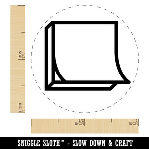 Sticky Note Notepad Paper Self-Inking Rubber Stamp for Stamping Crafting Planners