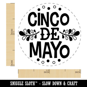 Cinco De Mayo Self-Inking Rubber Stamp for Stamping Crafting Planners