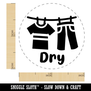 Laundry Hanging Dry Self-Inking Rubber Stamp Ink Stamper for Stamping Crafting Planners