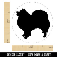 American Eskimo Dog Solid Self-Inking Rubber Stamp Ink Stamper for Stamping Crafting Planners