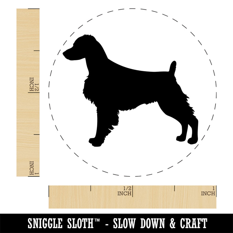 Brittany Spaniel Dog Solid Self-Inking Rubber Stamp Ink Stamper for Stamping Crafting Planners
