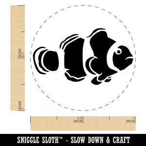 Clownfish Clown Fish Self-Inking Rubber Stamp Ink Stamper for Stamping Crafting Planners