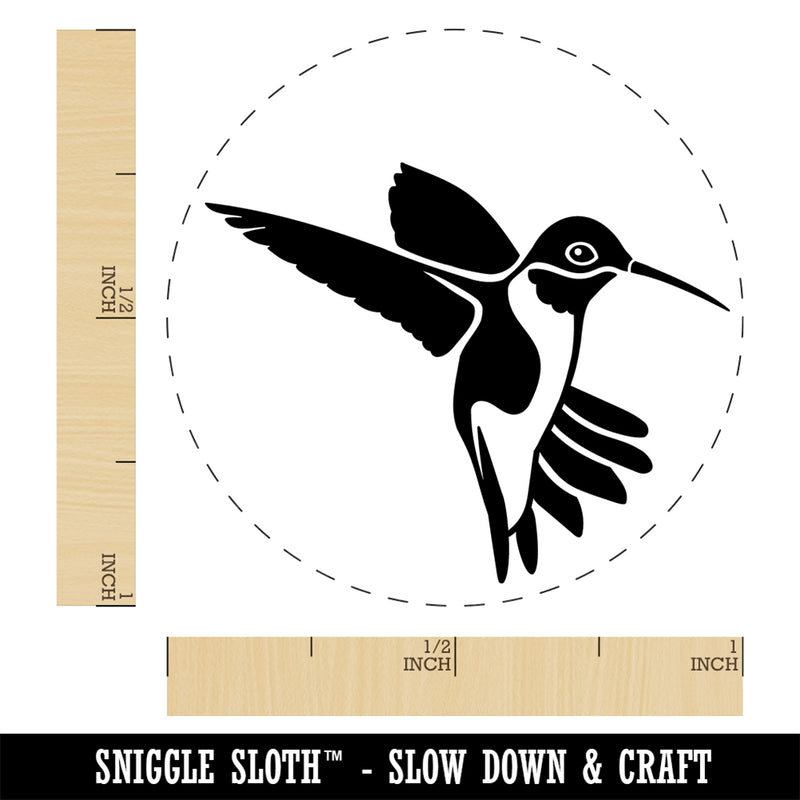 Fluttering Hummingbird Self-Inking Rubber Stamp Ink Stamper for Stamping Crafting Planners