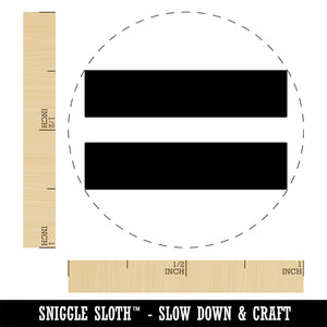 Equal Sign Math Symbol Self-Inking Rubber Stamp Ink Stamper for Stamping Crafting Planners