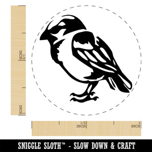 House Sparrow Little Bird Standing Self-Inking Rubber Stamp Ink Stamper for Stamping Crafting Planners