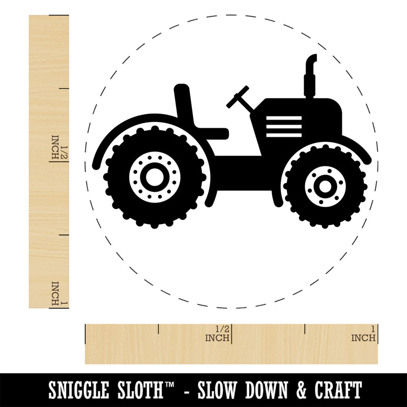 Farm Tractor Self-Inking Rubber Stamp Ink Stamper for Stamping Crafting Planners