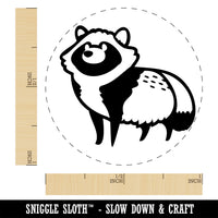 Alert Tanuki Japanese Raccoon Dog Self-Inking Rubber Stamp Ink Stamper for Stamping Crafting Planners