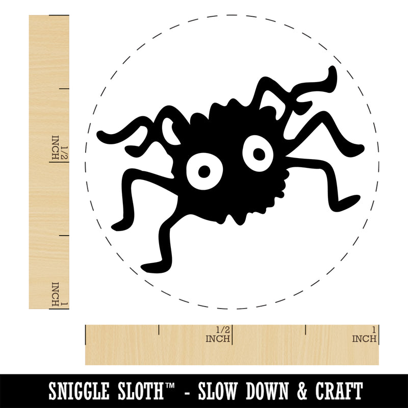 Fuzzy Cartoon Bug Spider Self-Inking Rubber Stamp Ink Stamper for Stamping Crafting Planners