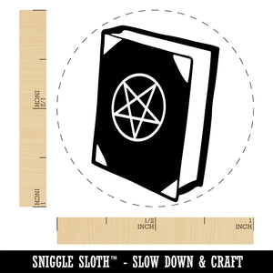 Witch Tome Spell Book Grimoire for Magic Witchcraft Self-Inking Rubber Stamp Ink Stamper for Stamping Crafting Planners