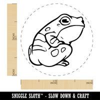 Cheeky Butt Frog Self-Inking Rubber Stamp Ink Stamper for Stamping Crafting Planners