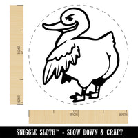 Cheeky Duck Butt Self-Inking Rubber Stamp Ink Stamper for Stamping Crafting Planners