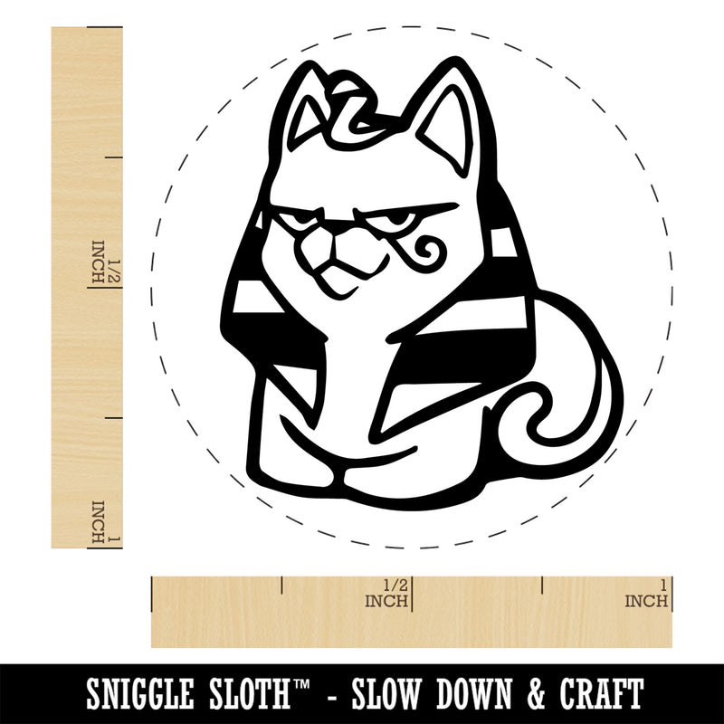 Egyptian Sphinx Cat Loaf Self-Inking Rubber Stamp Ink Stamper for Stamping Crafting Planners