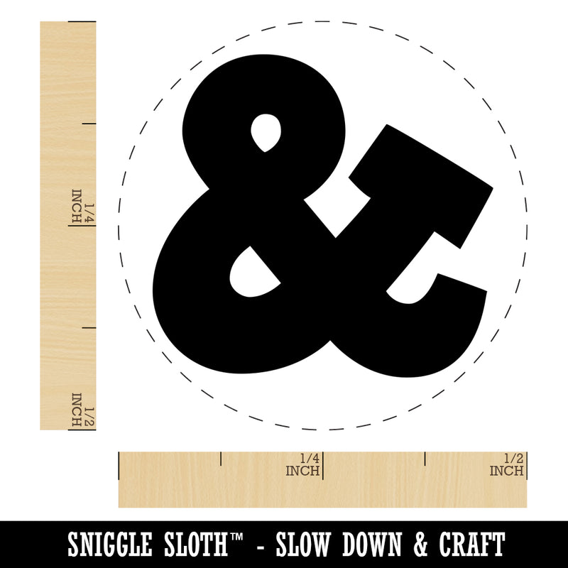 Ampersand Symbol And Self-Inking Rubber Stamp for Stamping Crafting Planners