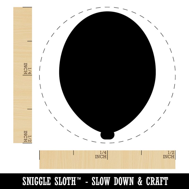 Balloon Party Birthday Self-Inking Rubber Stamp for Stamping Crafting Planners