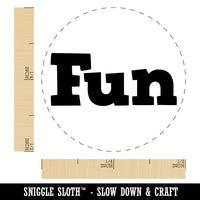 Fun Text Self-Inking Rubber Stamp for Stamping Crafting Planners