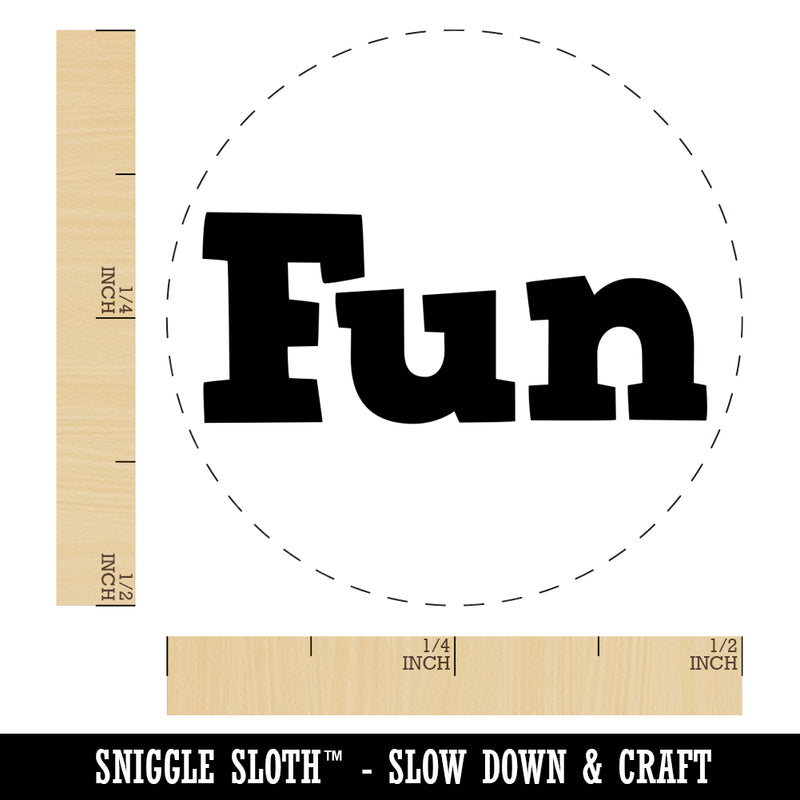 Fun Text Self-Inking Rubber Stamp for Stamping Crafting Planners