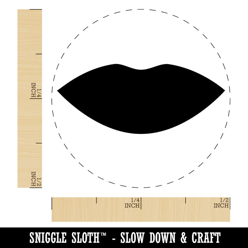 Lips Mouth Solid Self-Inking Rubber Stamp for Stamping Crafting Planners