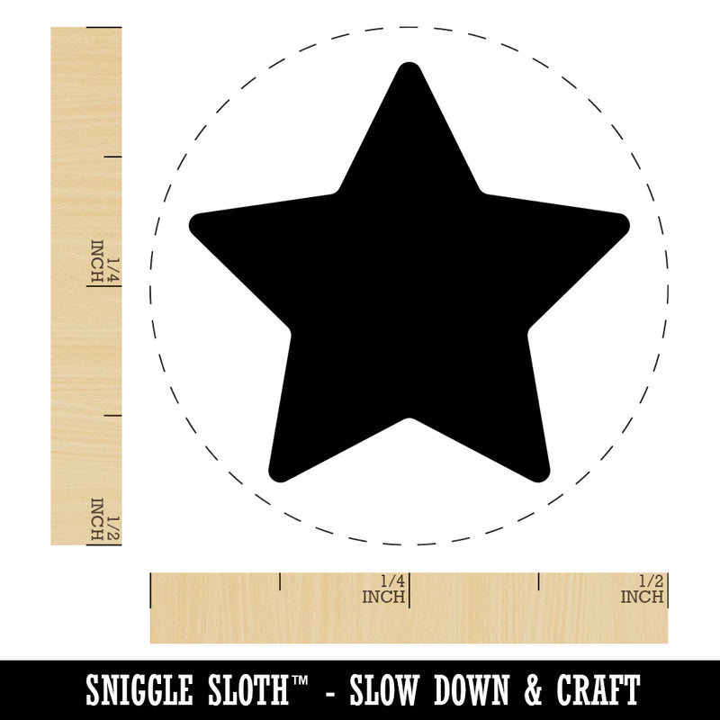 Star Shape Excellent Self-Inking Rubber Stamp for Stamping Crafting Planners