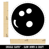 Bowling Ball Self-Inking Rubber Stamp for Stamping Crafting Planners